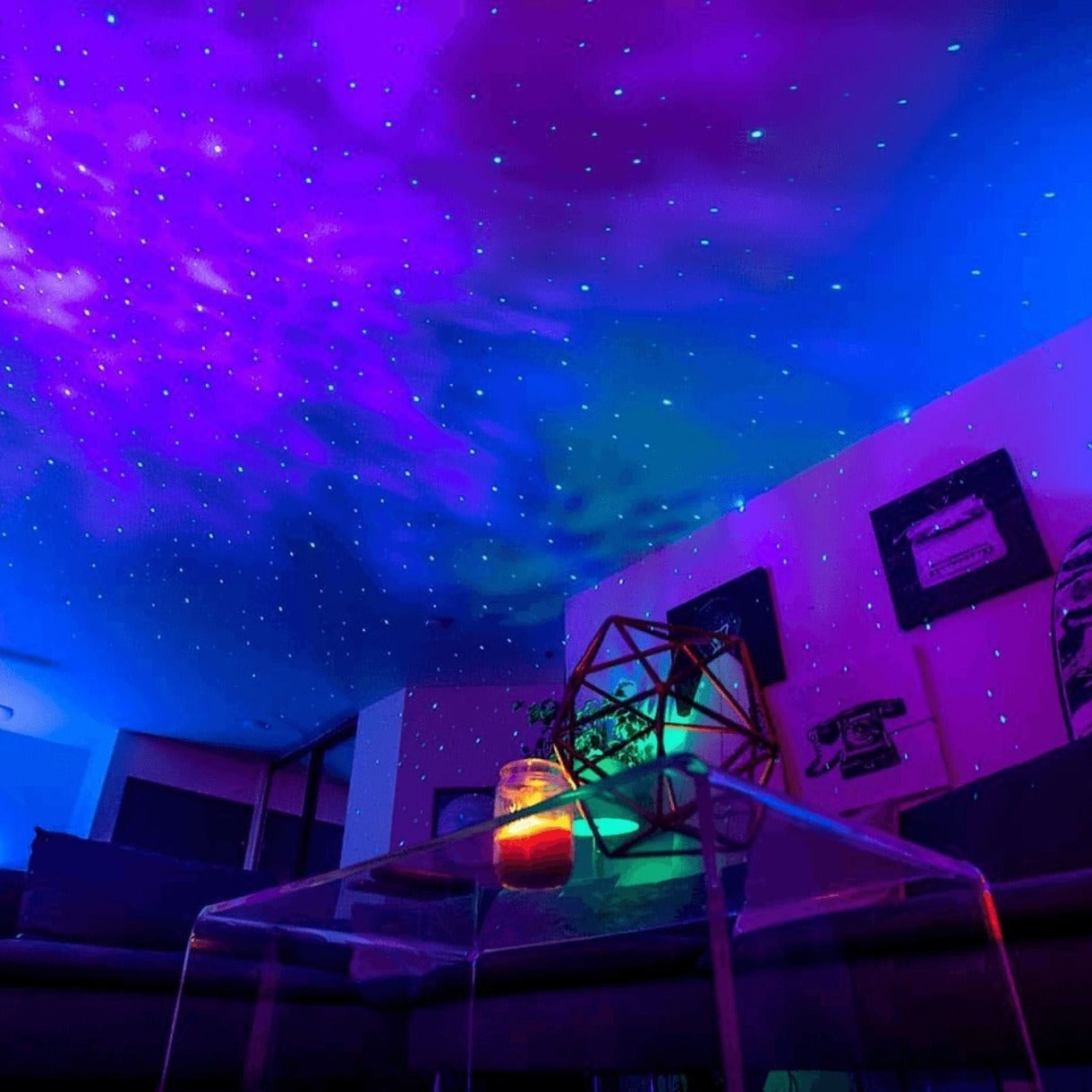 Galaxy Projector for Astronaut Theme with 6 Color Options & Remote