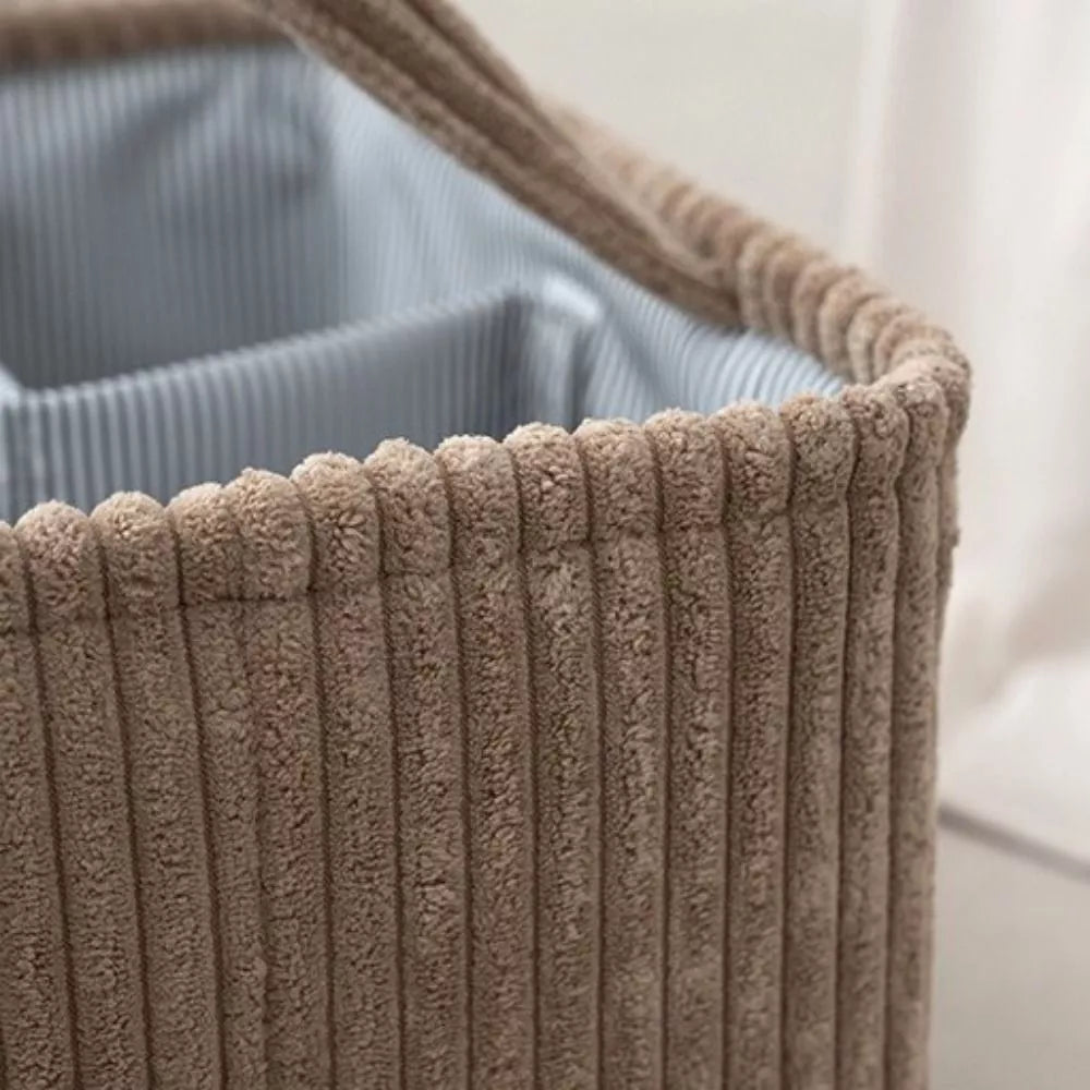 Versatile Storage Basket with Dividers | Organizer with Handles