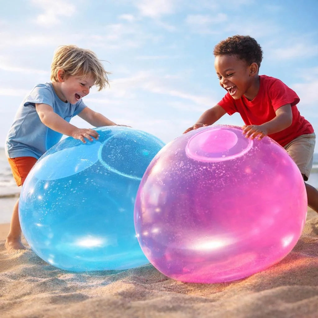 Gigantic Inflatable Play Ball | Vibrant Rubber Ball for Kids