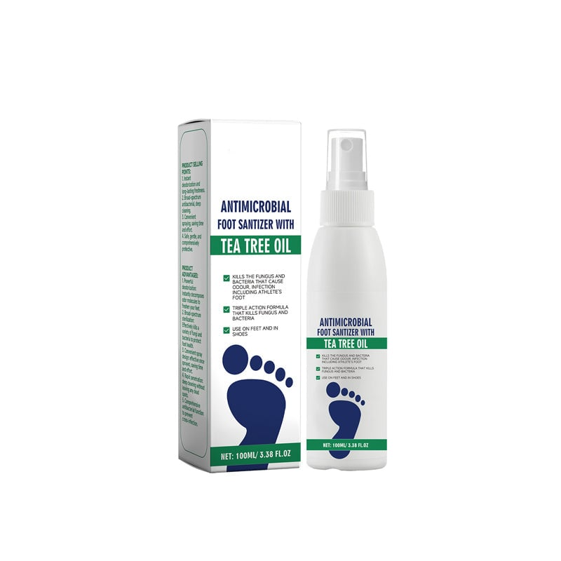 Tea Tree Oil Foot Spray with Antimicrobial Properties