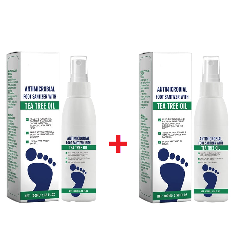 Tea Tree Oil Foot Spray with Antimicrobial Properties