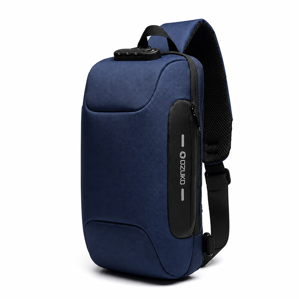 Cut-Resistant Anti-Theft USB Sling Bag