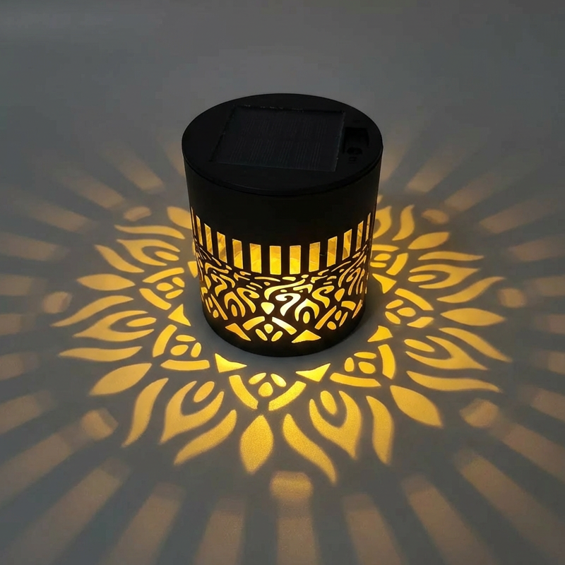 Mandala Pattern Solar Projector Light