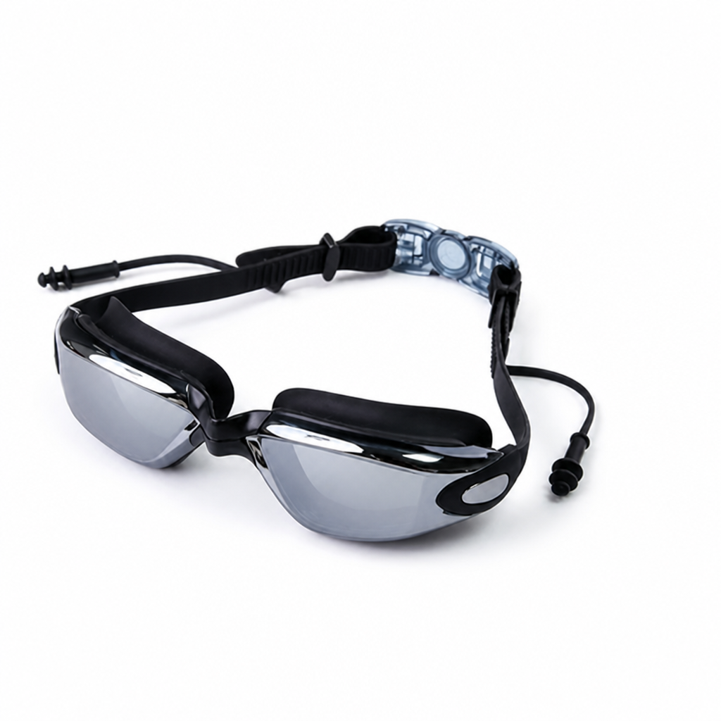 Anti-Fog & UV-Protected Swimming Goggles (Adjustable Strap)
