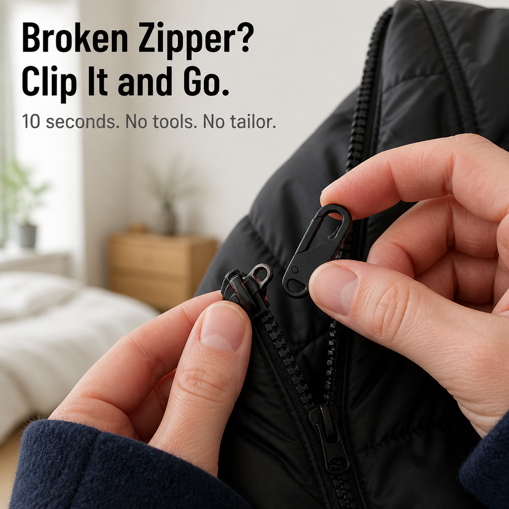 ZipProFix™ — Fix Any Damaged Zipper Pull in Less Than 10 Seconds | 8-Pack