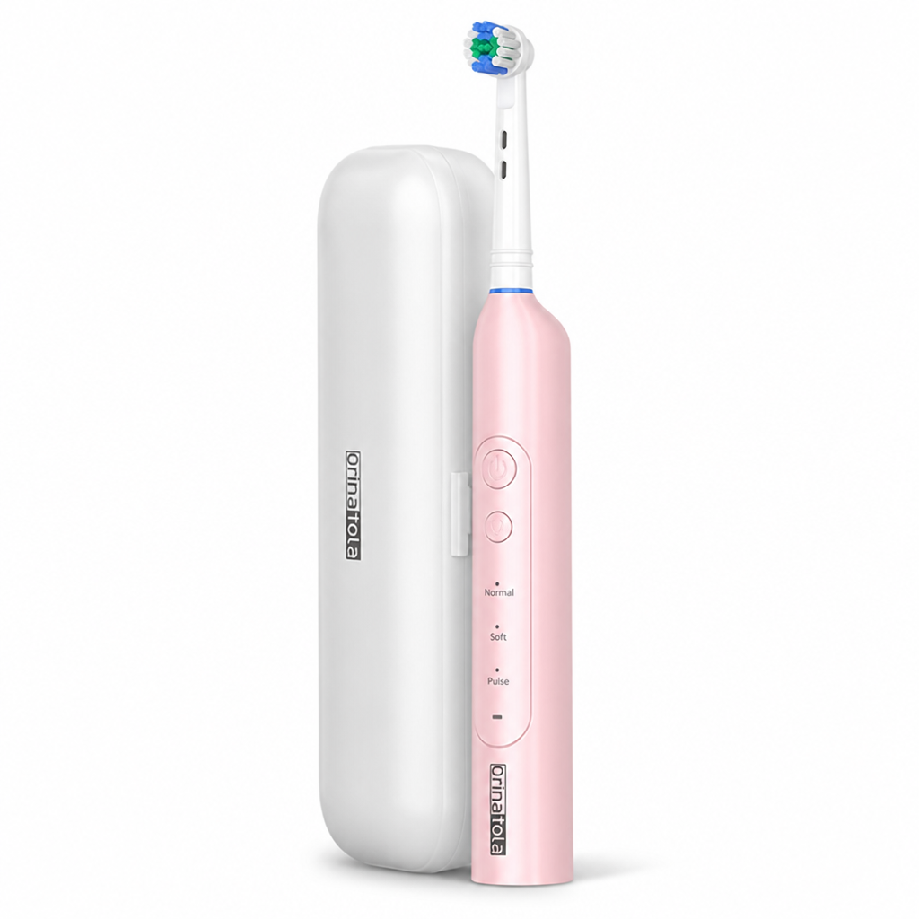 Multi-Mode Electric Toothbrush with USB-C Charging – Interchangeable Brush Heads