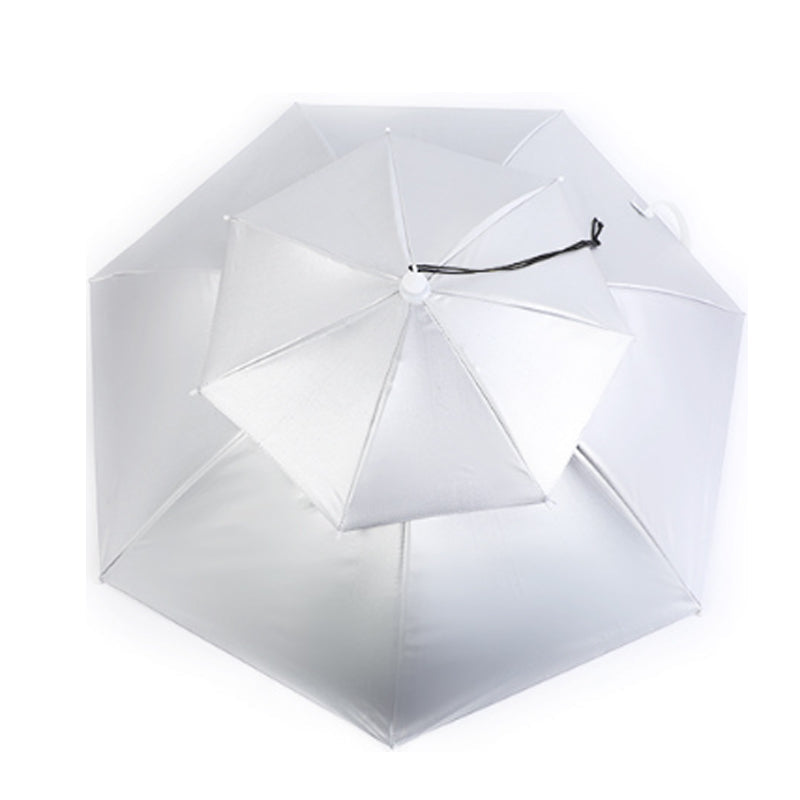 Adjustable Chin Strap Umbrella Hat