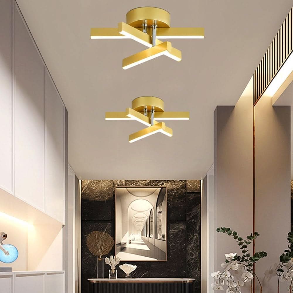 Contemporary Three-Color LED Ceiling Lamp
