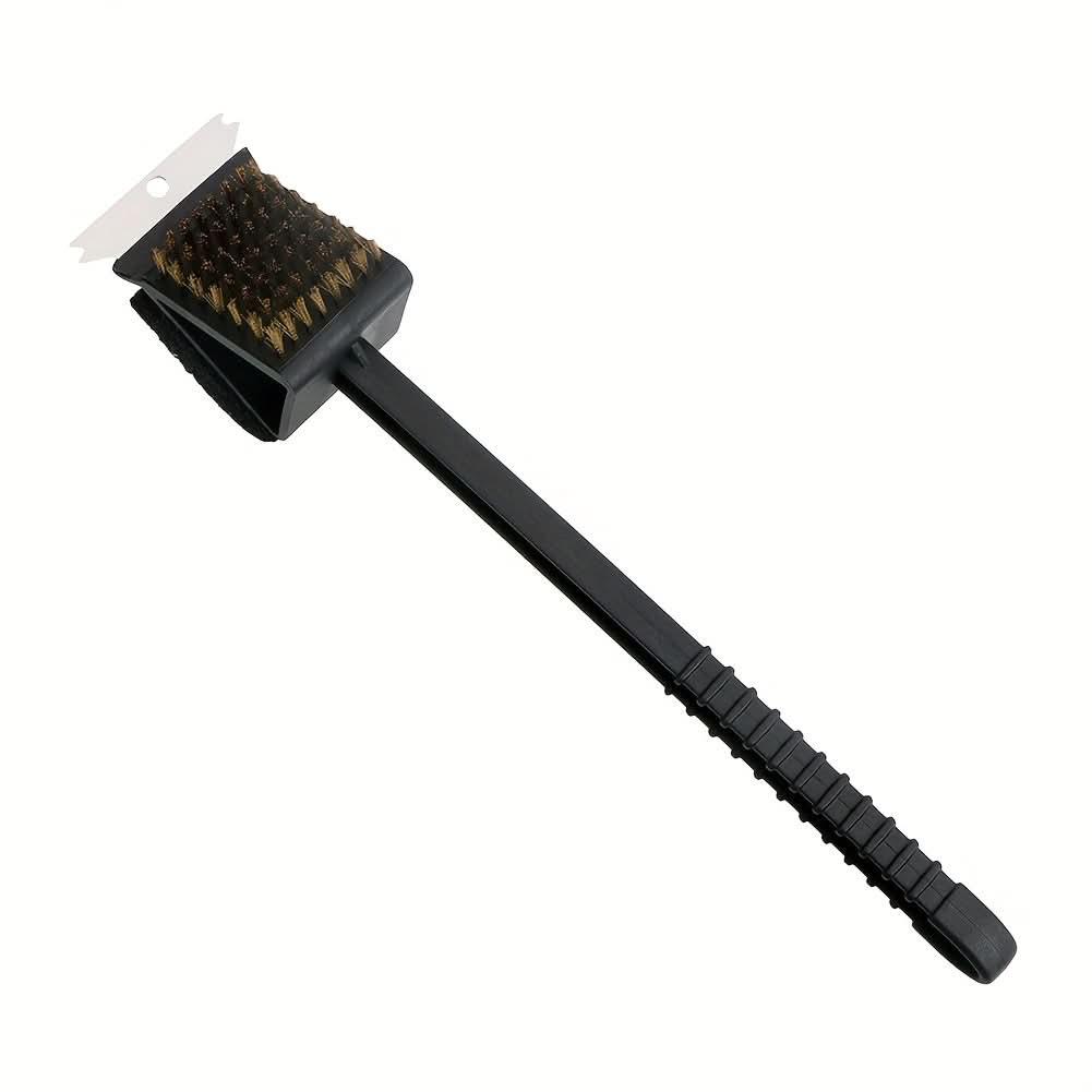 3-in-1 BBQ Cleaning Brush with Copper Wire Bristles