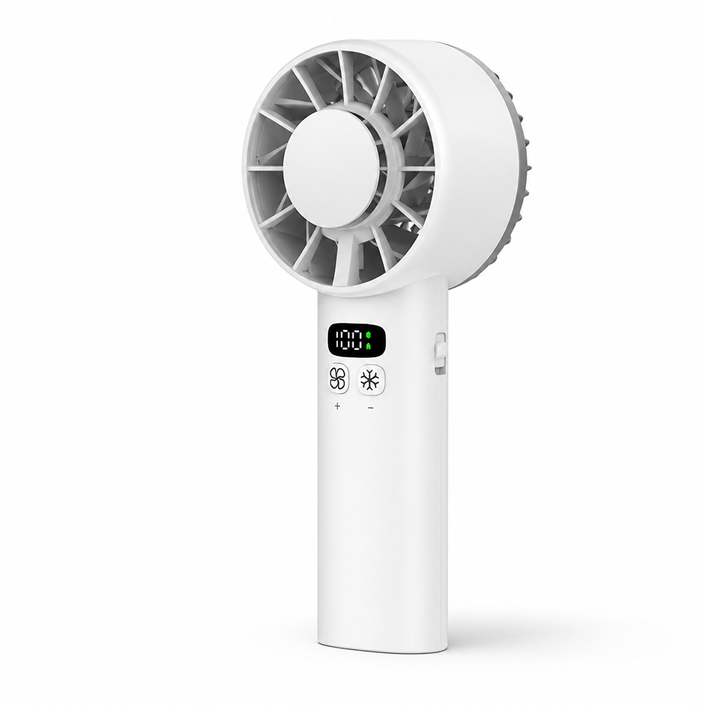 5200mAh Rechargeable 3-In-1 Mist Handheld Fan