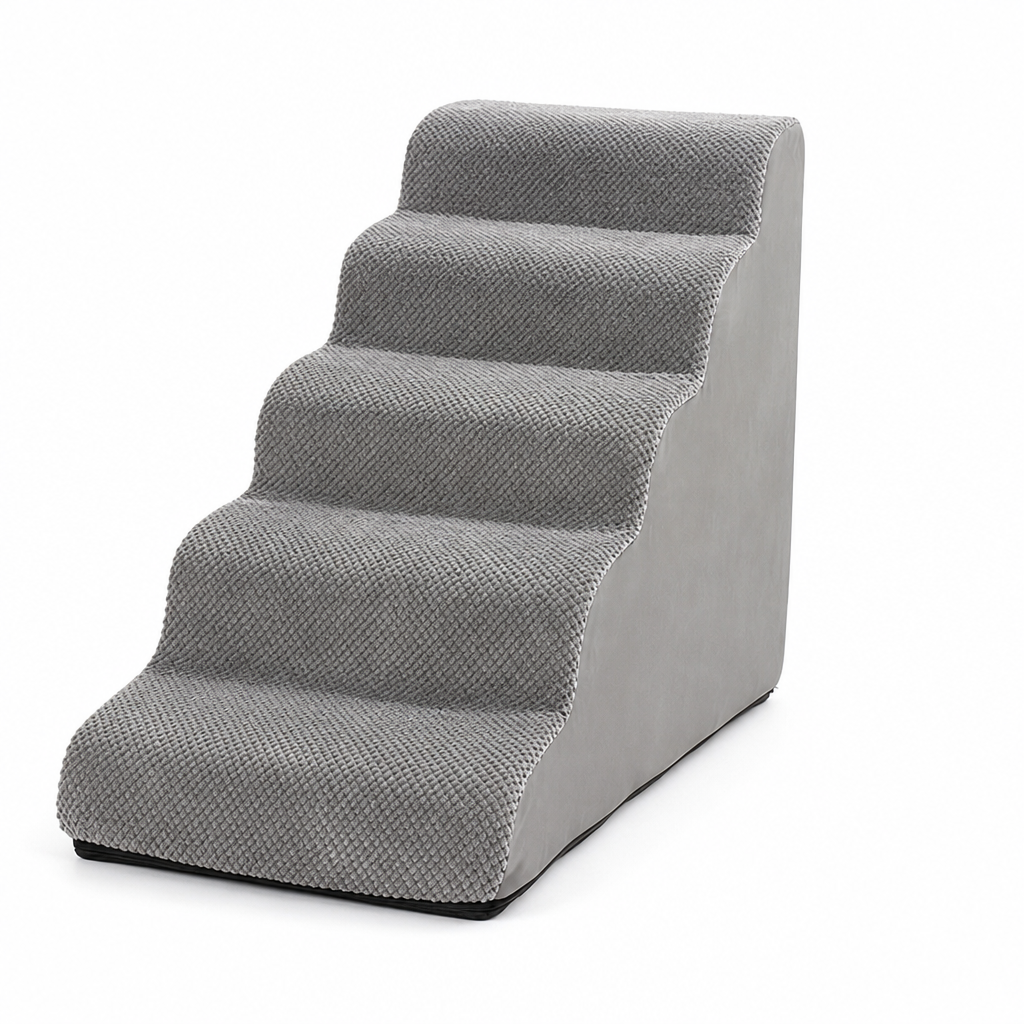 Anti-Slip Detachable & Washable Pet Stairs (5-Step)