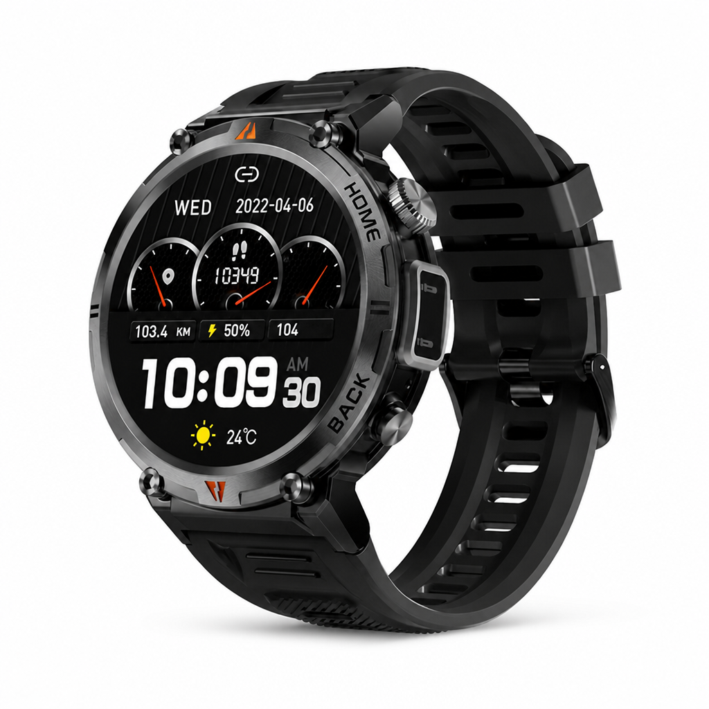 1.45in Touchscreen Call-Enabled Silicone Smartwatch (iOS & Android Compatible)