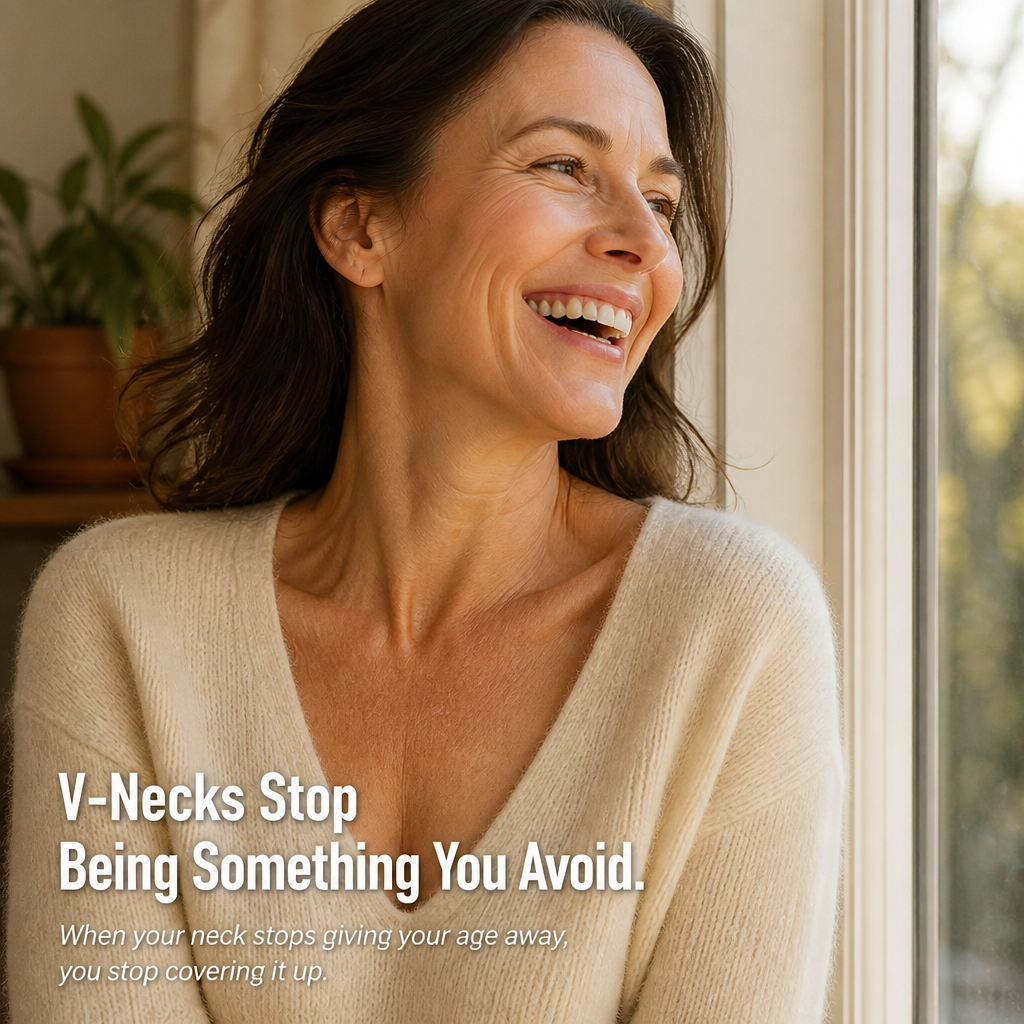 NeckLift Radiance™ — Smooth Out Tech Neck Using Chilled 5-Ball Peptide Cream