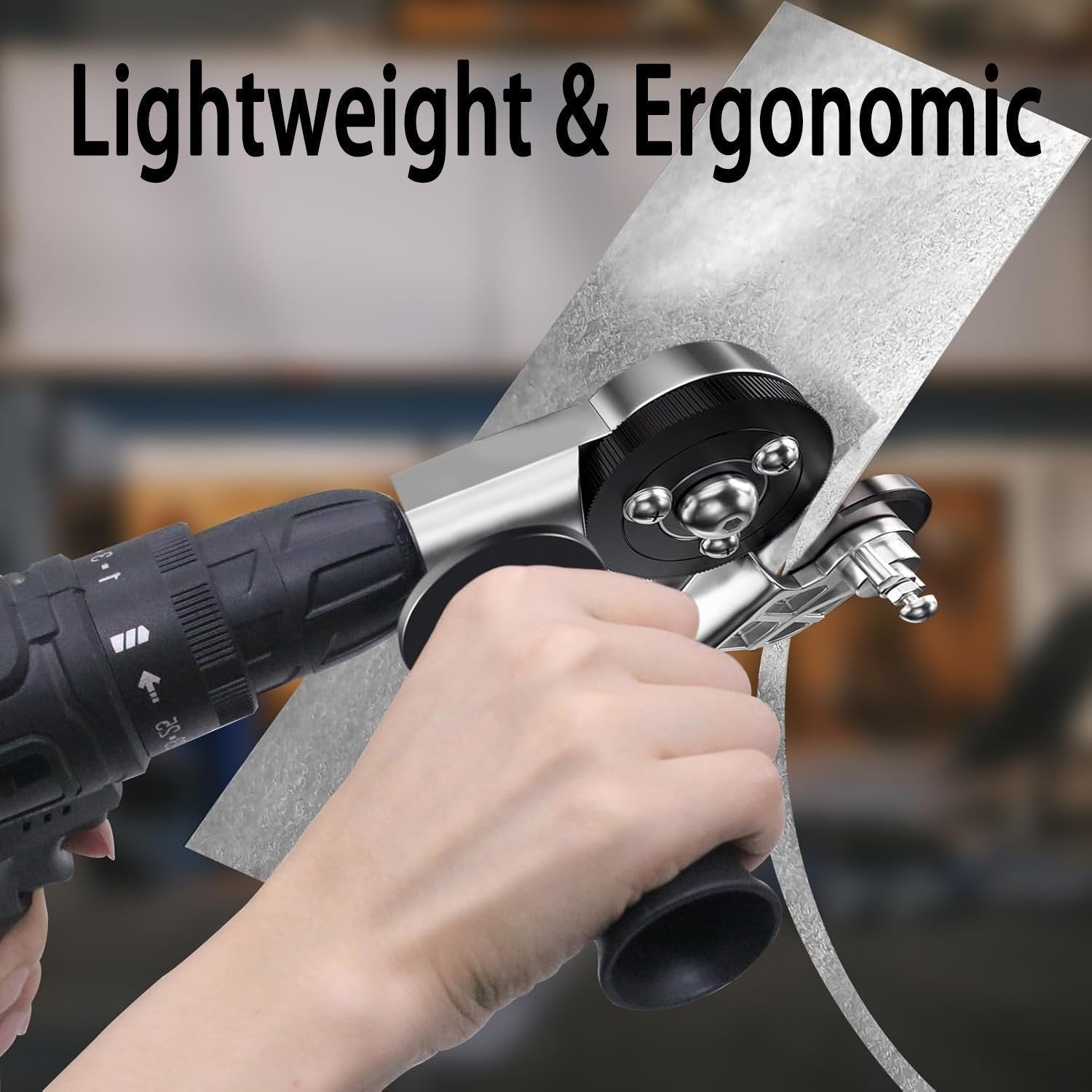 Metal Cutting Disc with Protective Cover for Drill Attachment