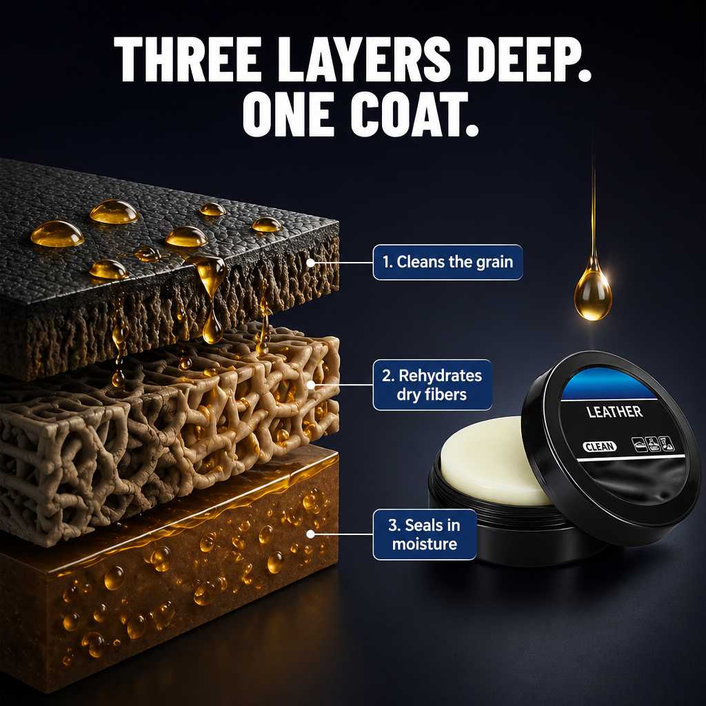 LeaTherma™ Balm — Bring Back Silky Smoothness and Protect Your Leather for 6 Months