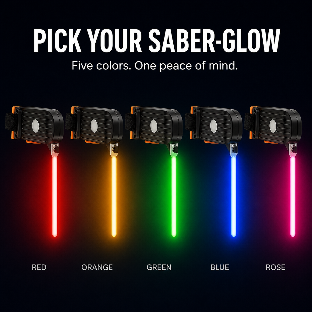 LumaGuard™ — Transform Your Seatpost Into a Radiant Saber Drivers Won't Overlook