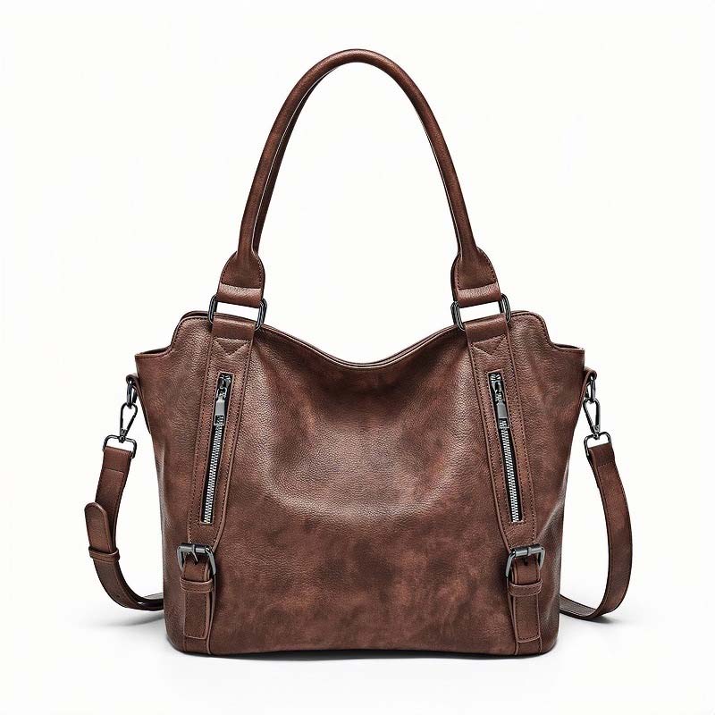 Adjustable Shoulder Strap PU Leather Crossbody Bag
