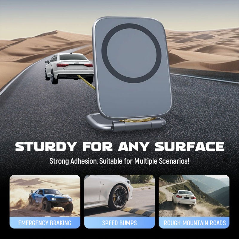 Reinforced Magnet Core Car Phone Mount with Magnetic Grip