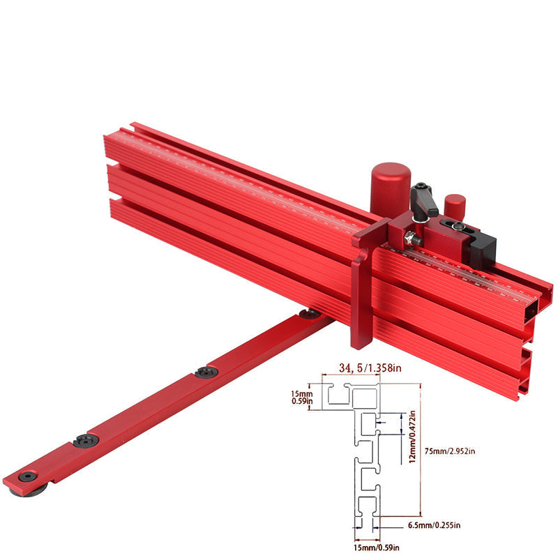 Aluminum Alloy Miter Stop for Accurate Angle Cutting