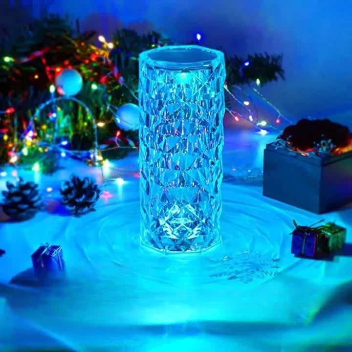 SparklingGlow | LED Crystal Touch Lamp with Remote Control and 16 Colors