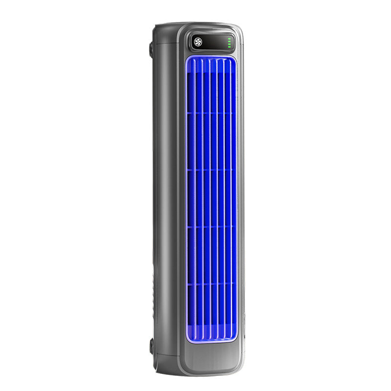 Portable Cordless Tower Fan – Rechargeable Cooling Device for Travel, Desk, and Bedside
