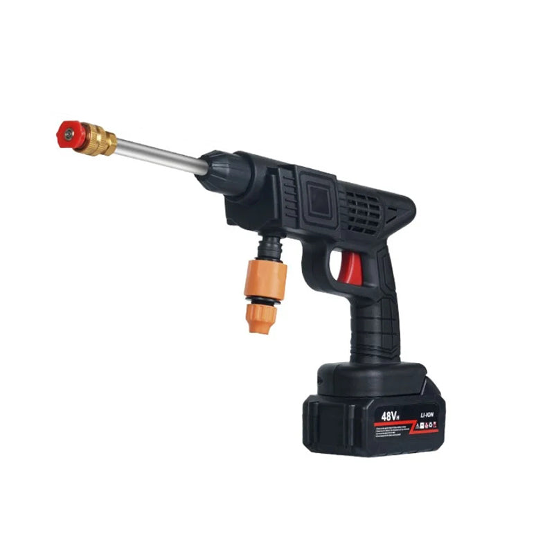 Compact Cordless High-Pressure Washer with Dual Nozzles
