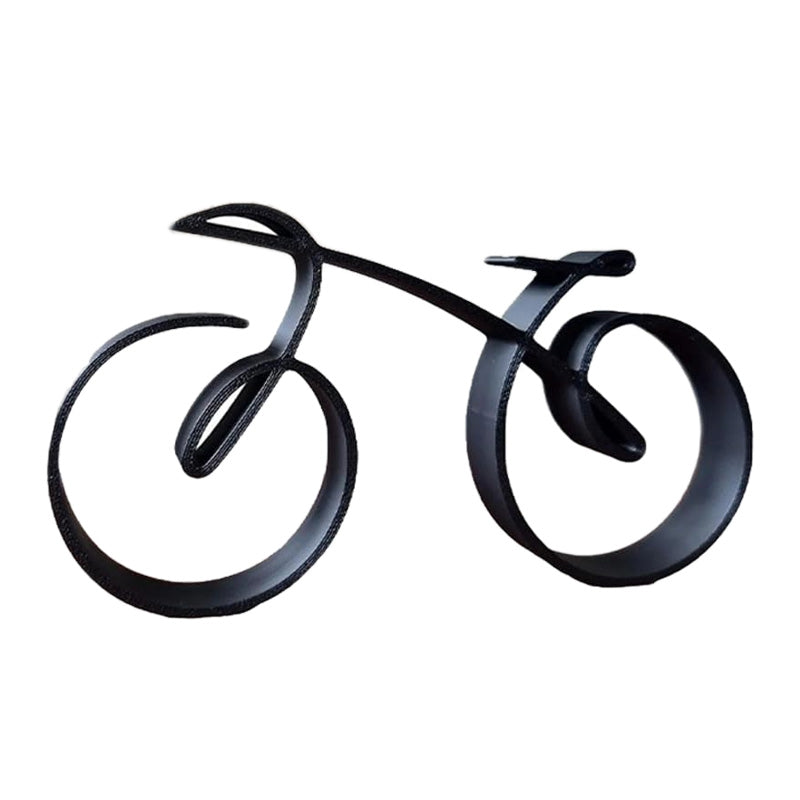 Iron Bicycle Figurine – Minimalist Home Decor