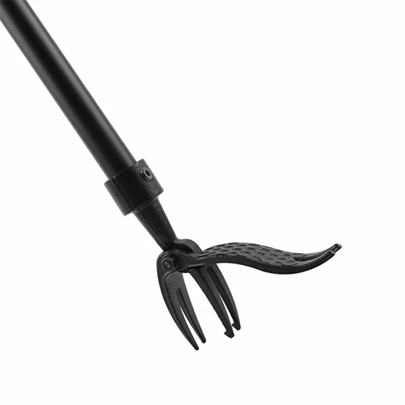 Ergonomic Long-Handled Stainless Steel Weed Remover with Detachable Head