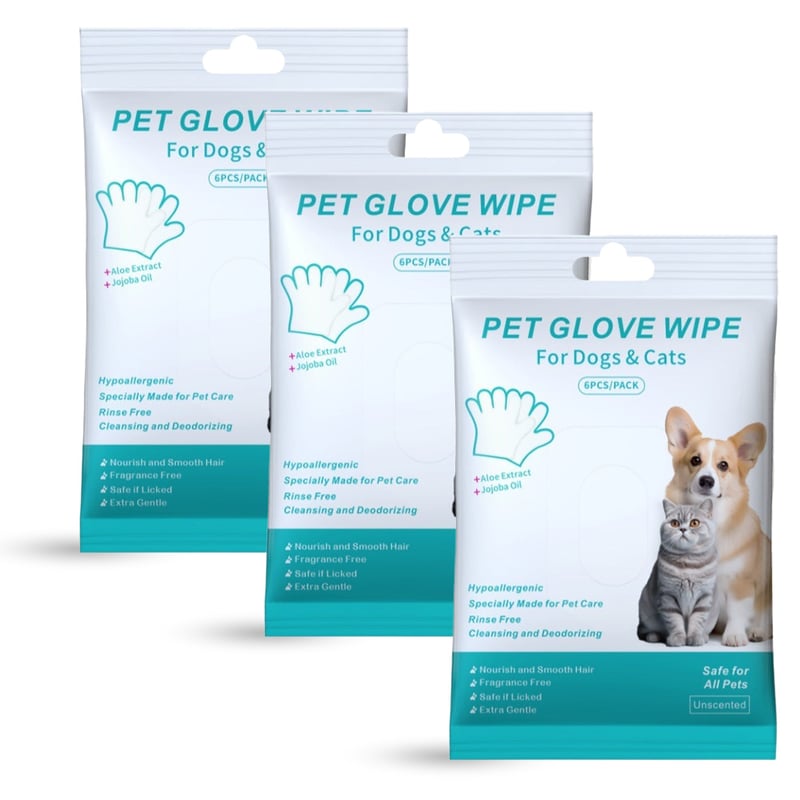 FreshPaws™ Rinse-Free Bath Mitts — Turn Messy Grooming Into Quick, Loving Care Your Pet Craves