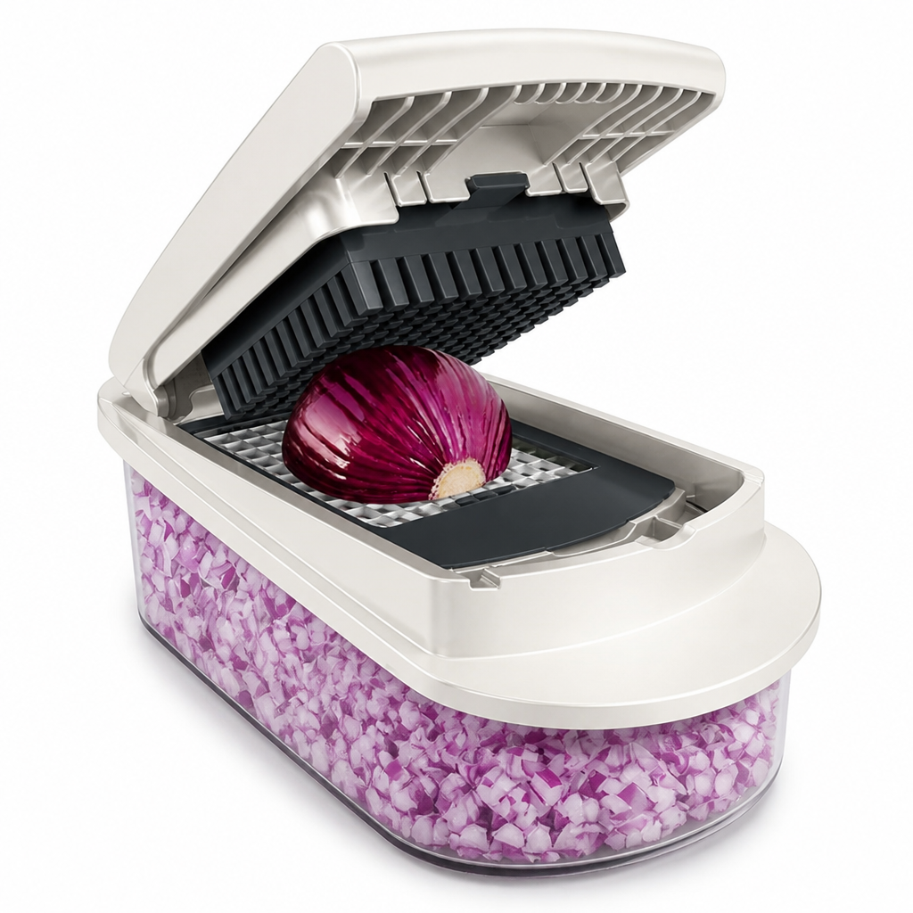 10-In-1 Vegetable Slicer With Built-In Container