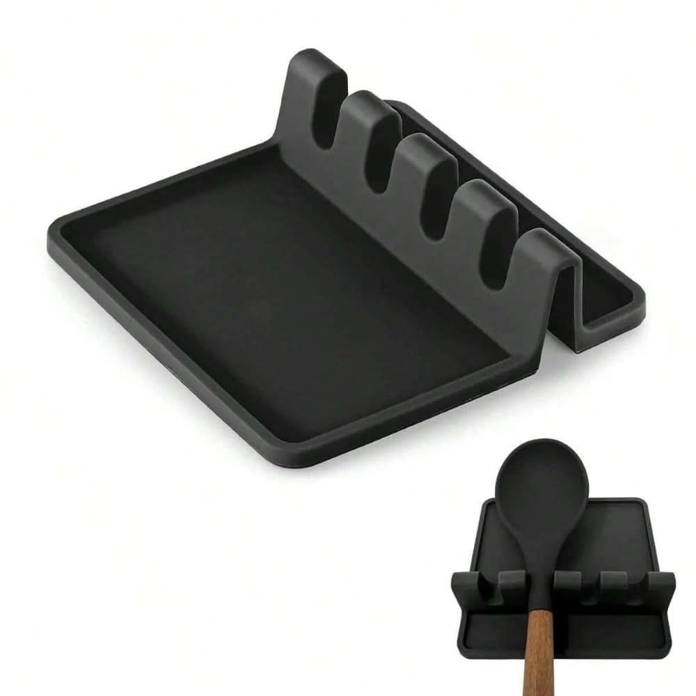 Utensil Organizer with Drip Tray for Kitchen Use