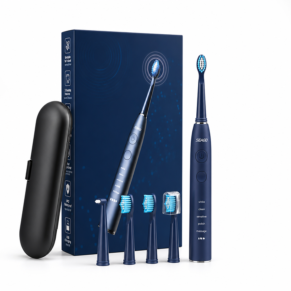 Sonic Rechargeable Electric Toothbrush (Long Battery Life)