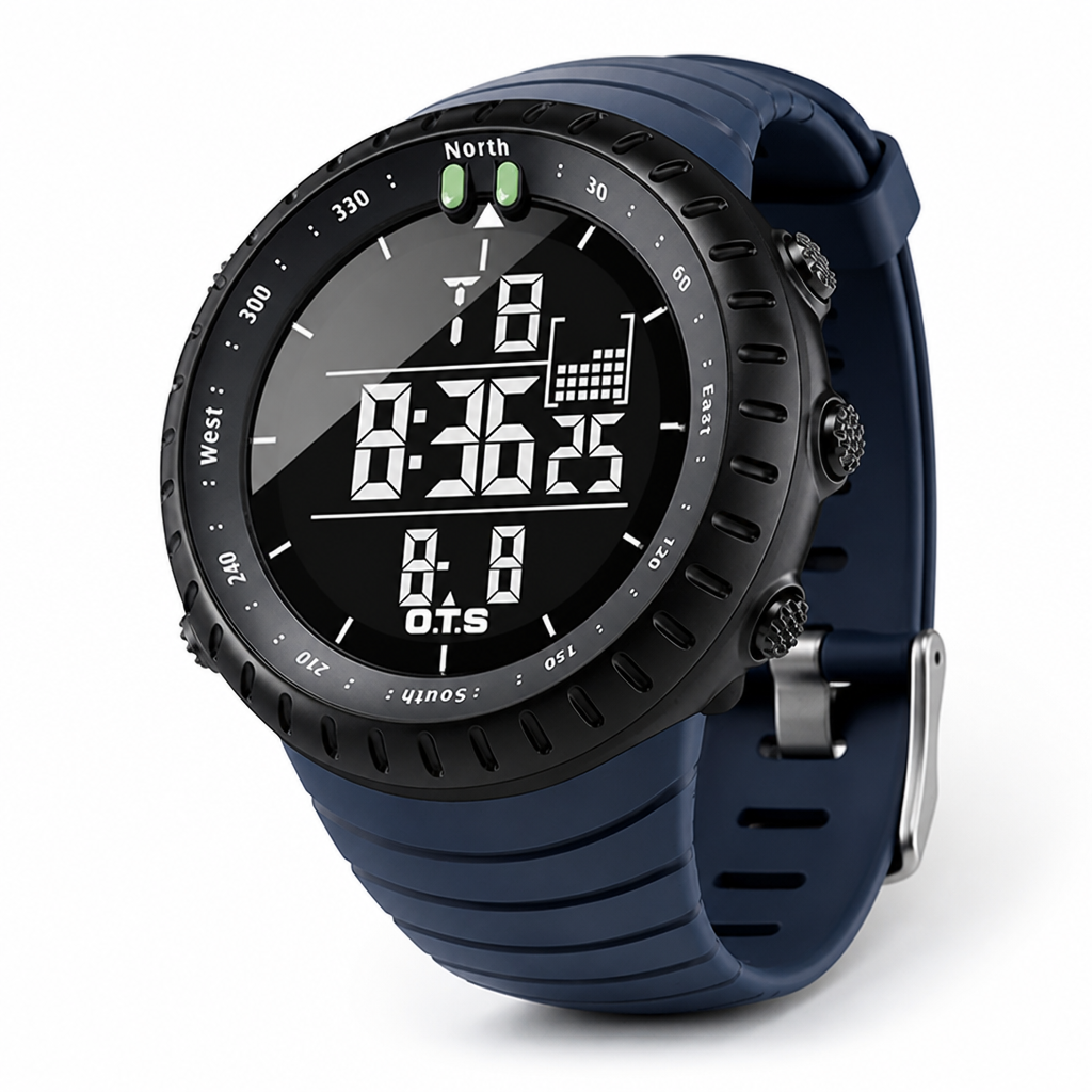 Waterproof & Shock-Resistant LED Digital Sports Watch