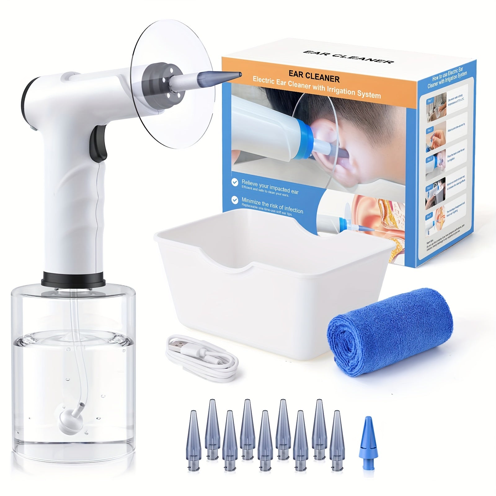Flushing System Ear Cleaning Kit – Electric Ear Wax Remover