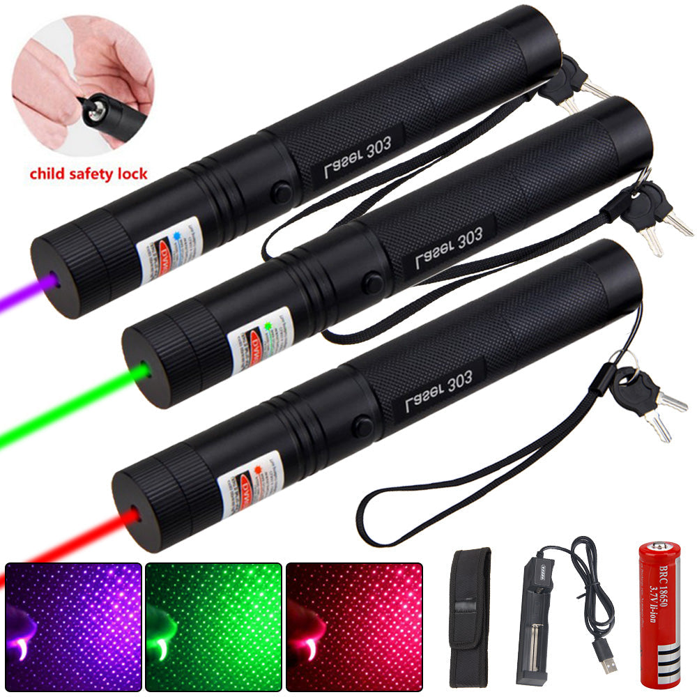 USB Rechargeable Laser Pointer with Focus Adjustment
