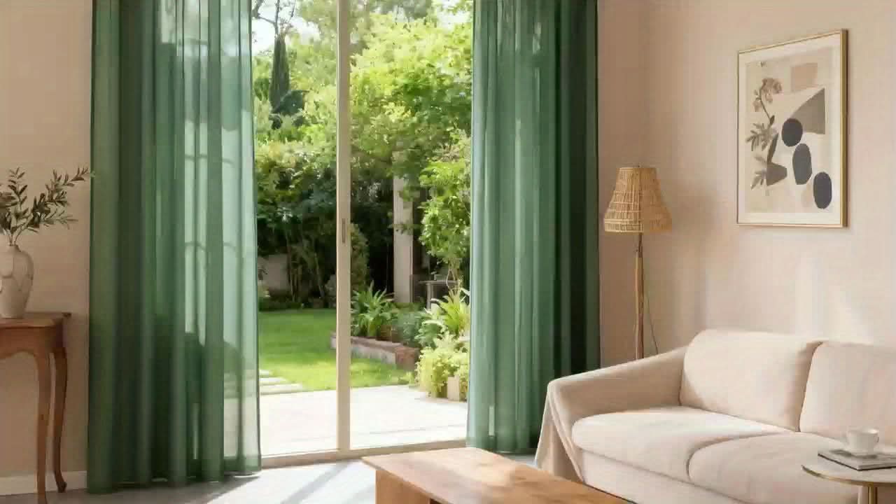 Flax Linen Sheer Curtains for Soft Light Filtering and Privacy