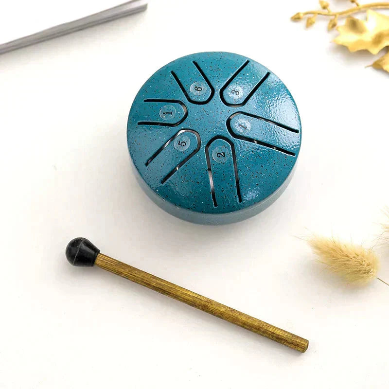 Portable 6-Tone Tongue Drum – Soothing Melodies for Travel