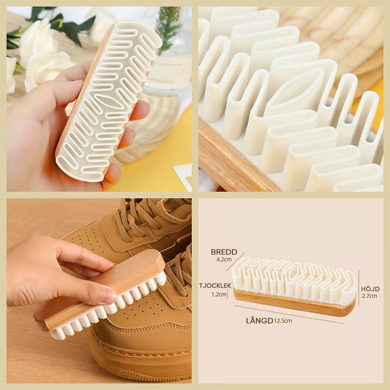 Suede and Nubuck Shoe Cleaning Brush – Chemical-Free Care