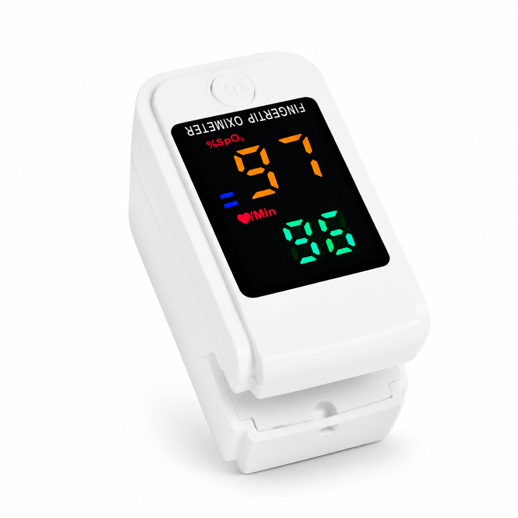 Non-Invasive LED Finger Pulse Oximeter