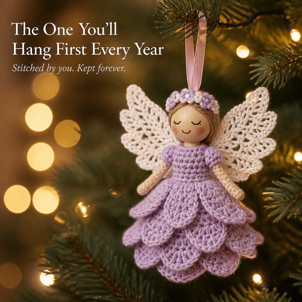 AmoraHalo™ — Knit a Little Keepsake Angel That Speaks Louder Than Store-Bought