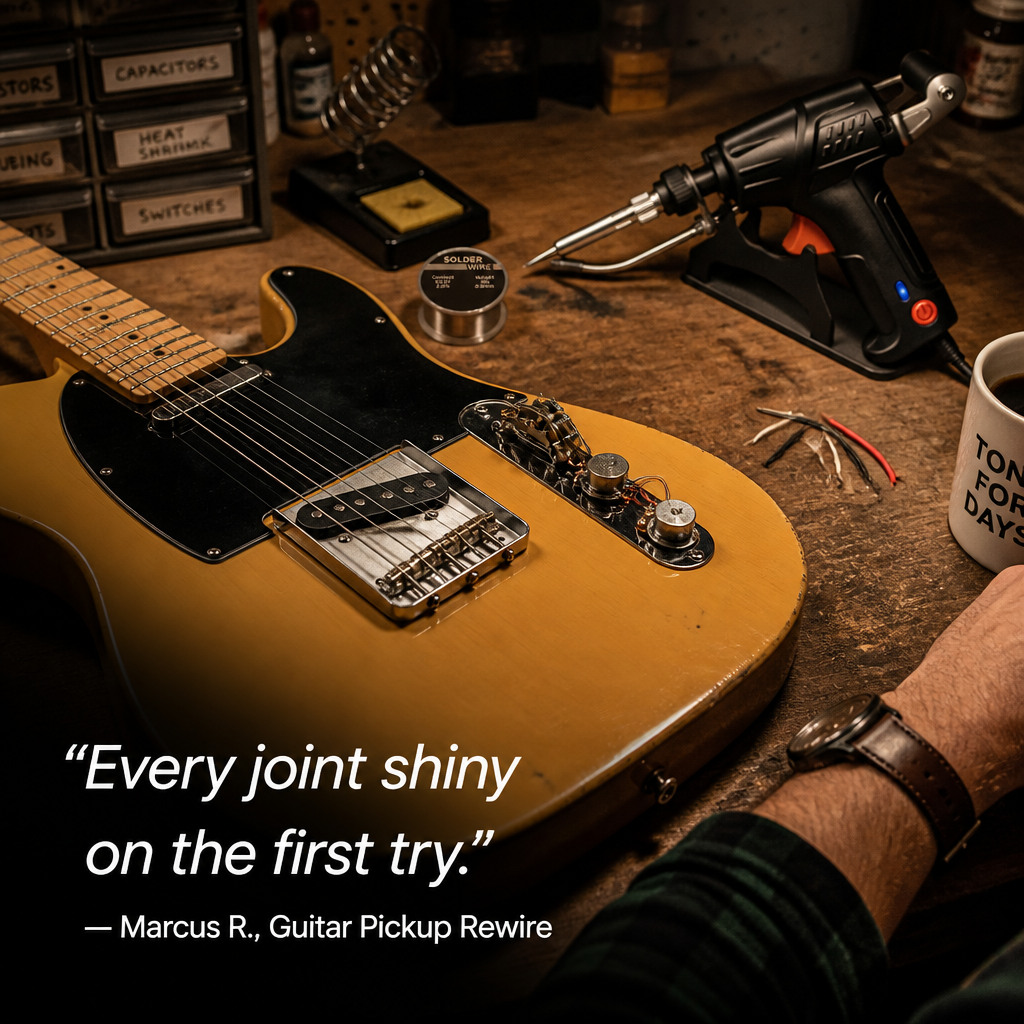 FluxForge™ — Master Every Solder Joint with One-Handed Precision and Total Control