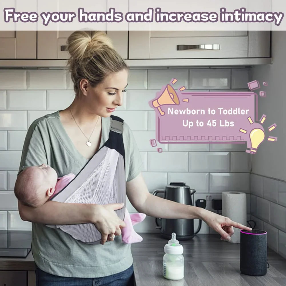 SnugHarbor™ Sling Carrier — Carry Your Baby Pain-Free and Stay Connected All Day