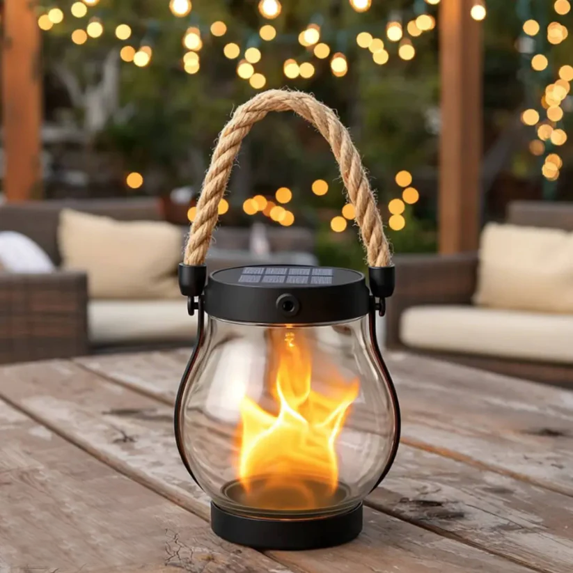 EmberLux™ — Ignite Cozy Nights with Safe, Stunning Solar Flame Glow