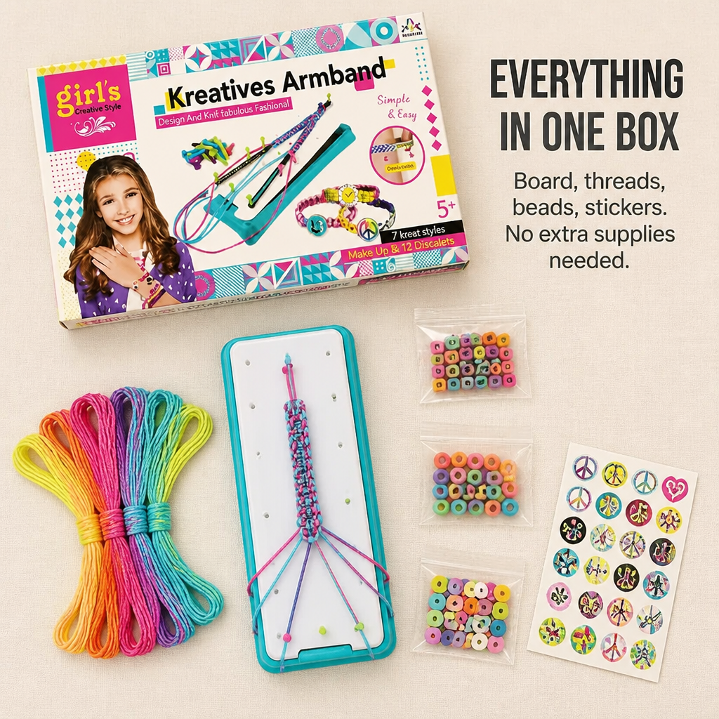 VivaBraids™ — Create Knot-Free Friendship Bracelets She Will Truly Complete