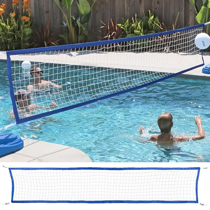 Backyard Water Volleyball Net for Family - Summer Pool Game Set