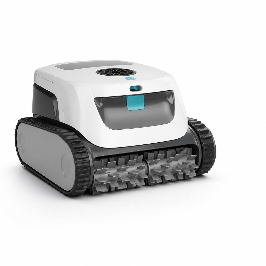 Cordless Powerful Suction & Wall-Climbing Robotic Pool Cleaner (150-Min Runtime)