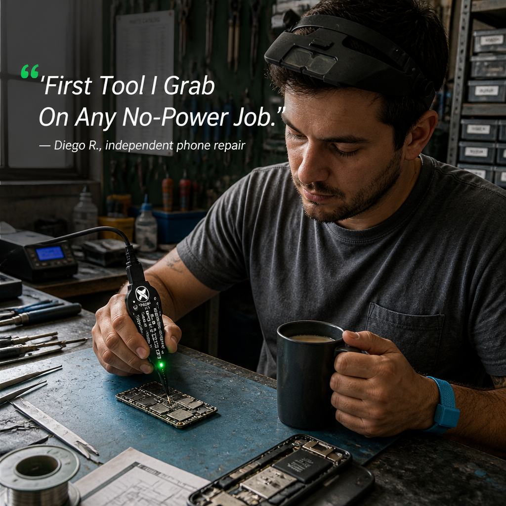 CircuitSense™ — Detect Dead Inductors Instantly Without Touching a Soldering Iron