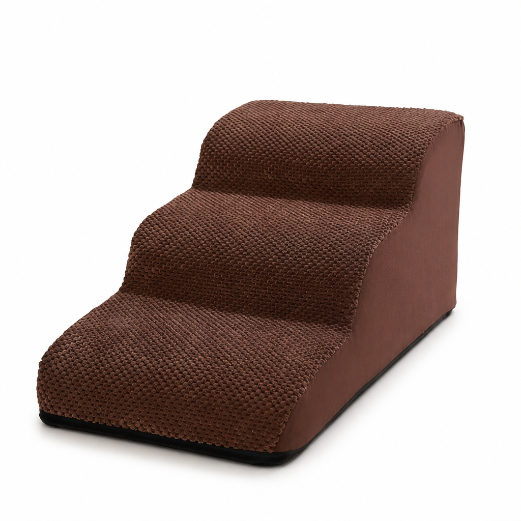 Orthopedic Non-Slip High-Density Foam Pet Stairs (Removable Washable Cover)