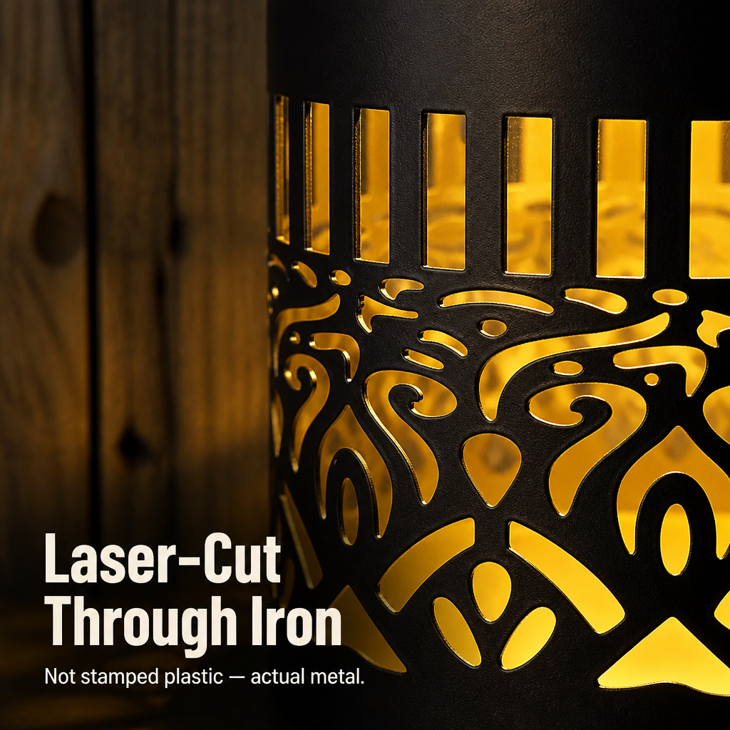 LumiMyst™ — Project Hand-Cut Mandala Light onto Your Patio Walls Every Night