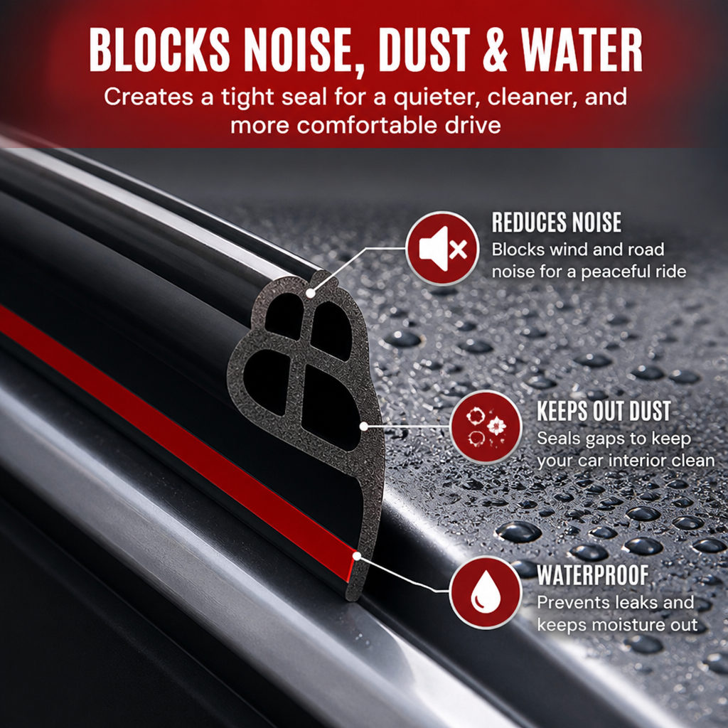 SilentGuard™ — Seal Out Road Noise, Wind & Dust in Minutes Flat